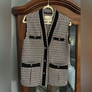 Maje wool vest